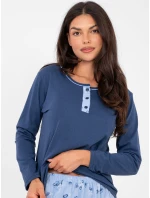 Pyžamo DU PI FP 007.69 tmavě modré