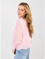 Bluzka IT BZ model 21902652 jasny różowy - FPrice Bluzka IT BZ model 21902652 jasny różowy - FPrice