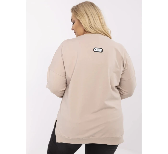 Bluza RV BZ model 21072703 beżowy - FPrice Bluza RV BZ model 21072703 beżowy - FPrice