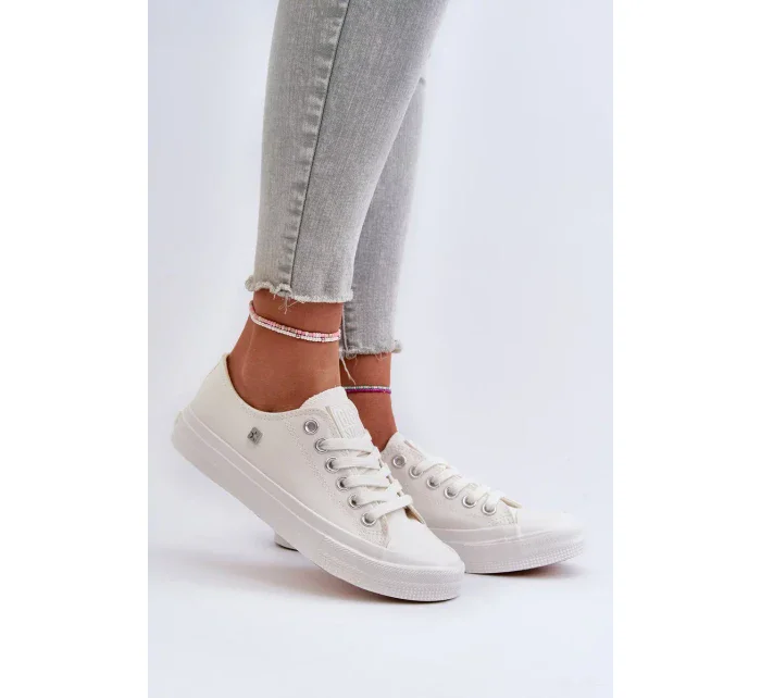 Klasické dámské tenisky Big Star Bílé Klasické dámské tenisky Big Star Bílé