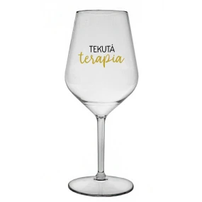 TEKUTÁ TERAPIA - priehľadný nerozbitný pohár na víno 470 ml TEKUTÁ TERAPIA - priehľadný nerozbitný pohár na víno 470 ml