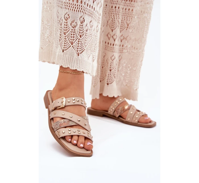 Pantofle model 214137 Step in style Pantofle model 214137 Step in style