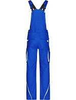 JN (4260) Pracovní kalhoty s laclem Color 02.0 royal/white model 22492238 - Daiber