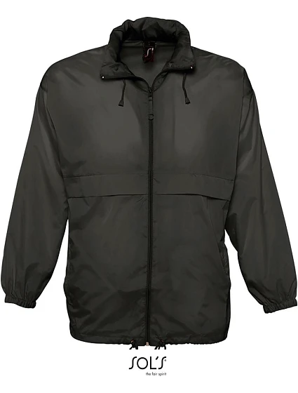 SOL'S Surf Unisex větrovka 25.2000 black SOL'S Surf Unisex větrovka 25.2000 black