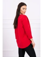 Halenka s potiskem Paradise červená Halenka s potiskem Paradise červená