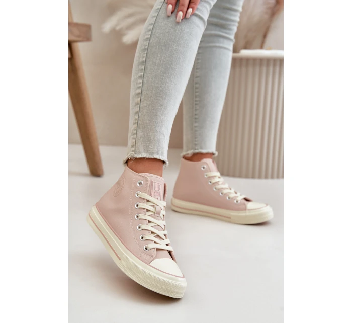 Dámské Tenisky Zateplené Z Eko Kůže Růžové Big Star model 21669440 - Big Star Shoes Dámské Tenisky Zateplené Z Eko Kůže Růžové Big Star model 21669440 - Big Star Shoes