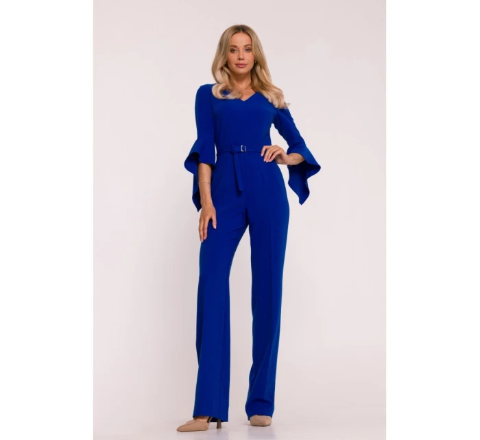 Kombinéza s rukávy královská modř model 21319129 - STYLOVE