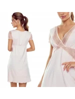 Dámská noční košile Lisette Peach lososová - Eldar