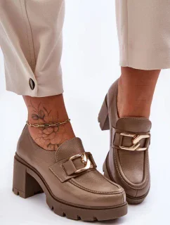 Polobotky na podpatku  model 183958 Step in style