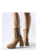 Boty na podpatku model 204732 Solea Boty na podpatku model 204732 Solea