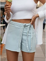 Dámská modrá džínová sukně-šortky FashionStreet SY0513