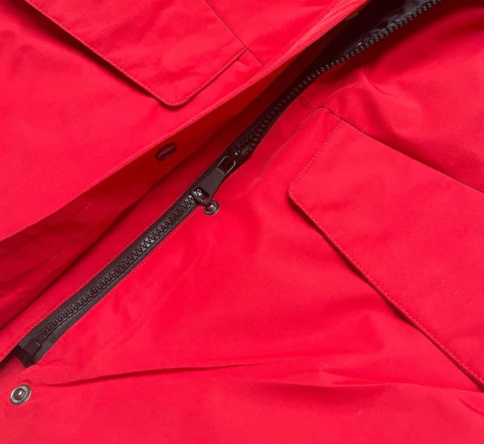 ZIMOWA KURTKA DAMSKA Z KAPTUREM CZERWONA model 21242564 - Ann Gissy