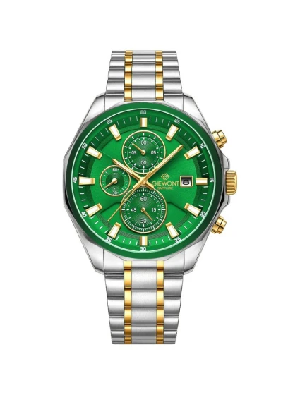 Pánské hodinky Giewont Chronograph Sapphire Silver Green GW7290-B7 Pánské hodinky Giewont Chronograph Sapphire Silver Green GW7290-B7