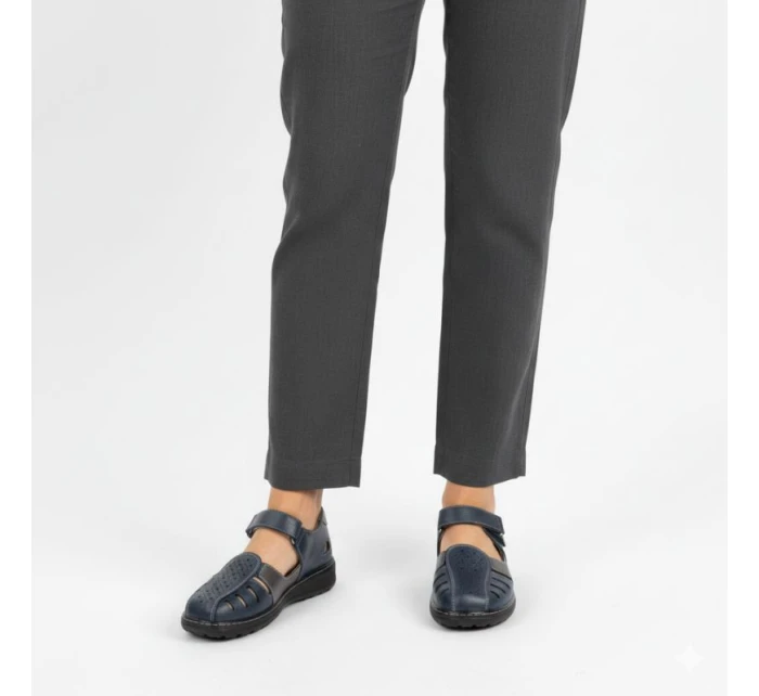 Dámská pohodlná prolamovaná obuv na suchý zip model 21953865 - Unisoft