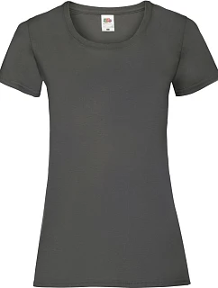 Fruit of the Loom Lady-Fit Valueweight T Dámské tričko 16.1372 light graphite