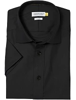 J.Harvest & Frost YB 50 S/S Slim Men Keprová košile s krátkým rukávem 63.5022 black J.Harvest & Frost YB 50 S/S Slim Men Keprová košile s krátkým rukávem 63.5022 black