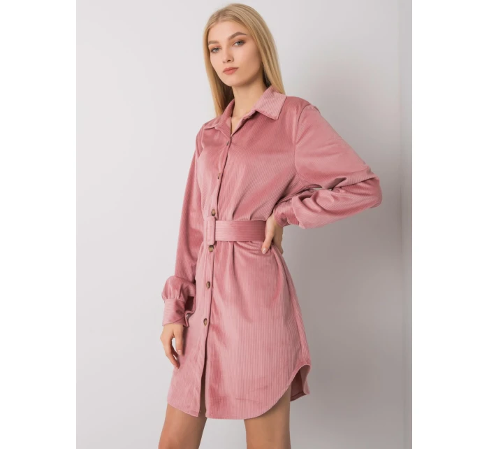 Šaty DHJ SK 10333.12P tmavě růžová Šaty DHJ SK 10333.12P tmavě růžová