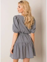 Šaty LK SK 508151.34P bílá a tmavě modrá