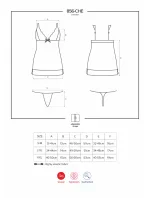 Svůdná košilka 856 - CHE chemise - Obsessive Svůdná košilka 856 - CHE chemise - Obsessive