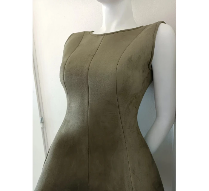 Dámské šaty M456 olivové - Figl