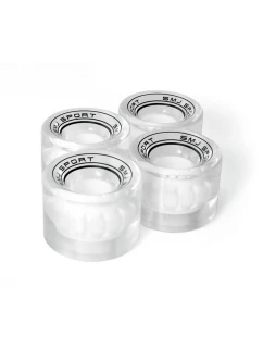 Kola Foxtail 60 x 45 mm průsvitná bílá