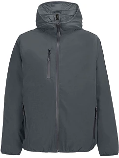 SOL'S Falcon Padded Men Pánská 3-vrstvá zimní softshellová bunda 25.4449 charcoal grey