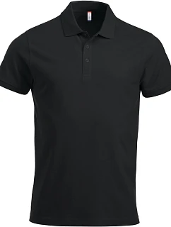 Clique Classic Lincoln S/S Pánské piqué polo z těžké bavlny 67.8244 black