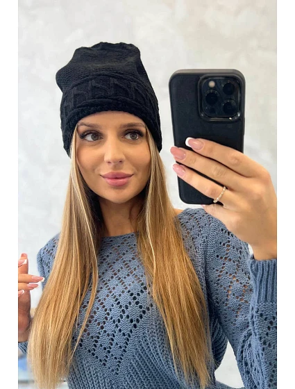 Dámská čepice  černá model 18751595 - K-Fashion