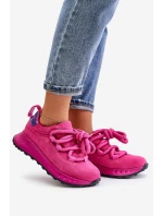Semišové Dámské Tenisky S  Fuchsie model 21671675 - Artiker