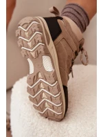 Dámské Trekingové Boty Big Star SS274095 Béžové Dámské Trekingové Boty Big Star SS274095 Béžové