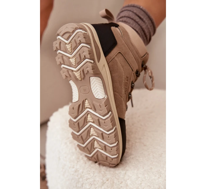 Dámské Trekingové Boty Big Star SS274095 Béžové Dámské Trekingové Boty Big Star SS274095 Béžové