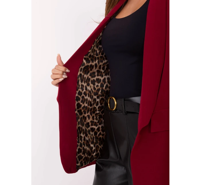 Marynarka DHJ MA  bordowy model 21421327 - FPrice