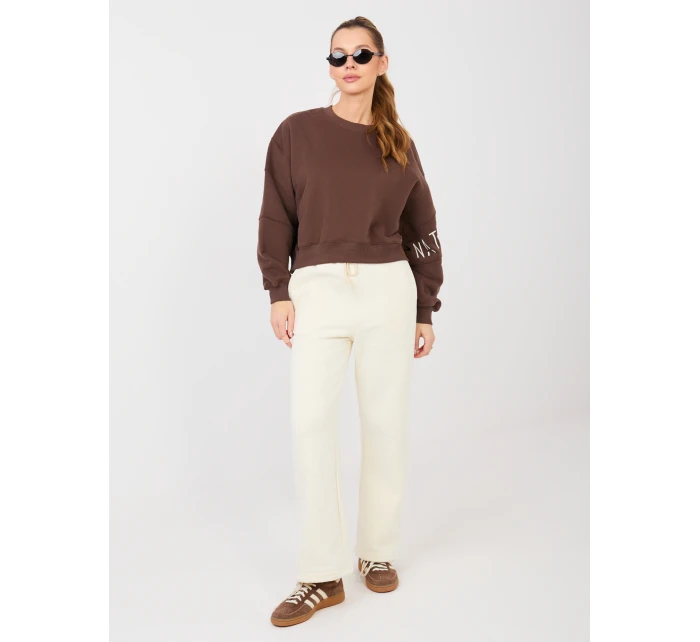 Mikina NS BL NS26117.02 hnědá