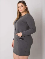 Šaty RV SK 7241.43 tmavě šedá Šaty RV SK 7241.43 tmavě šedá