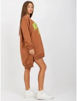 Mikina VI BL 3102.01P světle hnědá