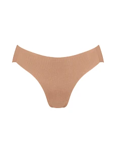Dámské kalhotky ZERO Feel Pure High leg - BROWN - sv. hnědé 00CM - SLOGGI