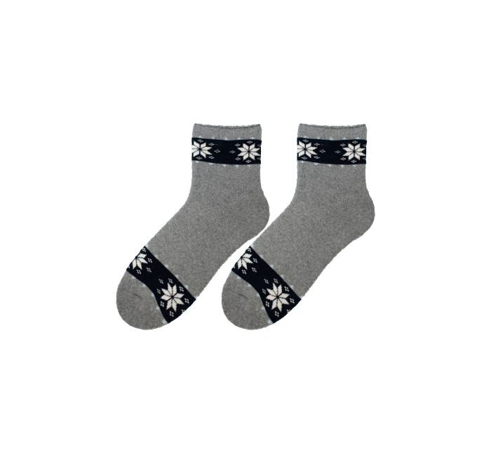 Dámské zimní vzorované ponožky Bratex D-060, 36-41