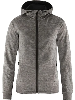 Craft Corporate ADV Unify Hoodie Jacket W Dámská bunda s kapucí 81.9133 dark grey melange