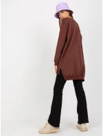 Mikina VI BL 3102.01P tmavě hnědá