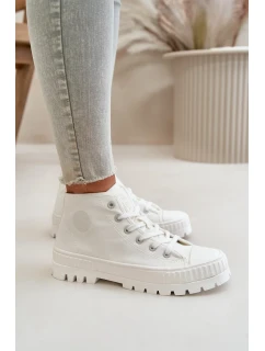 Dámské Tenisky S Kotníkovou Cholevkou Big Star Bílé