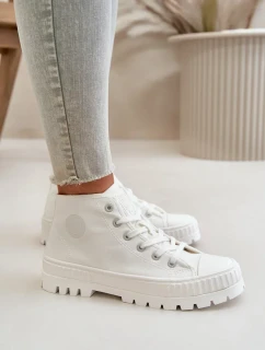 Dámské Tenisky S Kotníkovou Cholevkou Big Star Bílé