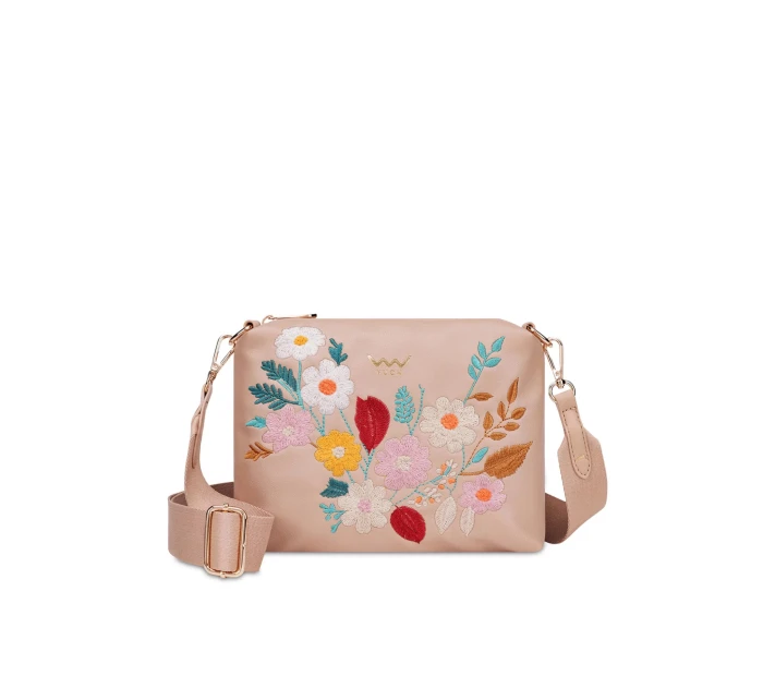 Dámská kabelka Vuch Coalie Flowers Beige