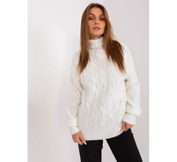 Dámský svetr AT SW 23401.97P Ecru - FPrice
