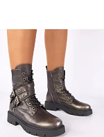 Dámské kotníkové boty M-806 grafitové - Solea