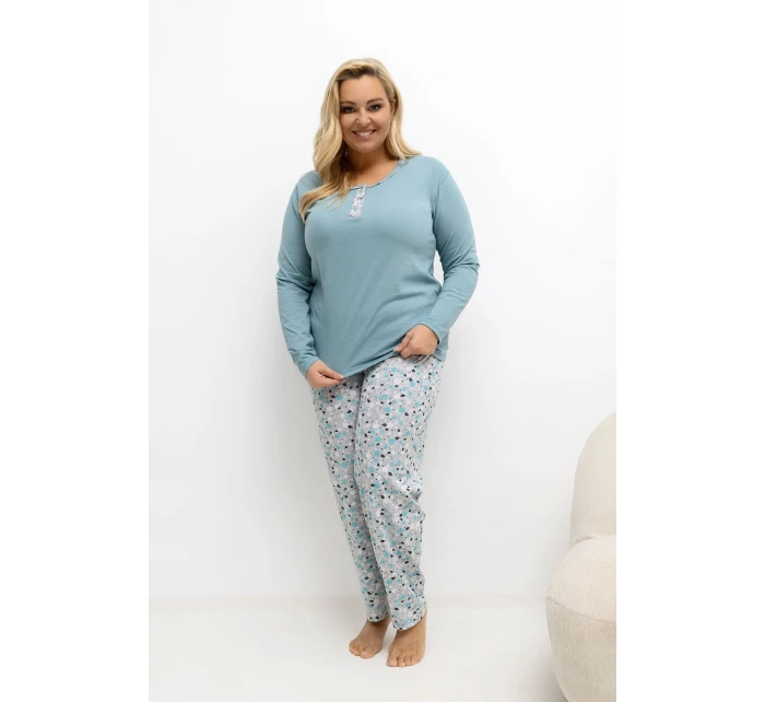 Pohodlná pyžama pro plnoštíhlé model 221183 Forever Pink Pohodlná pyžama pro plnoštíhlé model 221183 Forever Pink