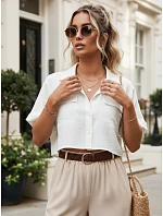 Dámská košile GRITAN bílá FashionStreet DY0429
