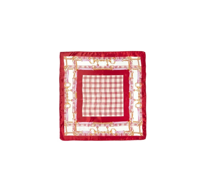 Saténová kostkovaná šála model 21066673 - Art of polo