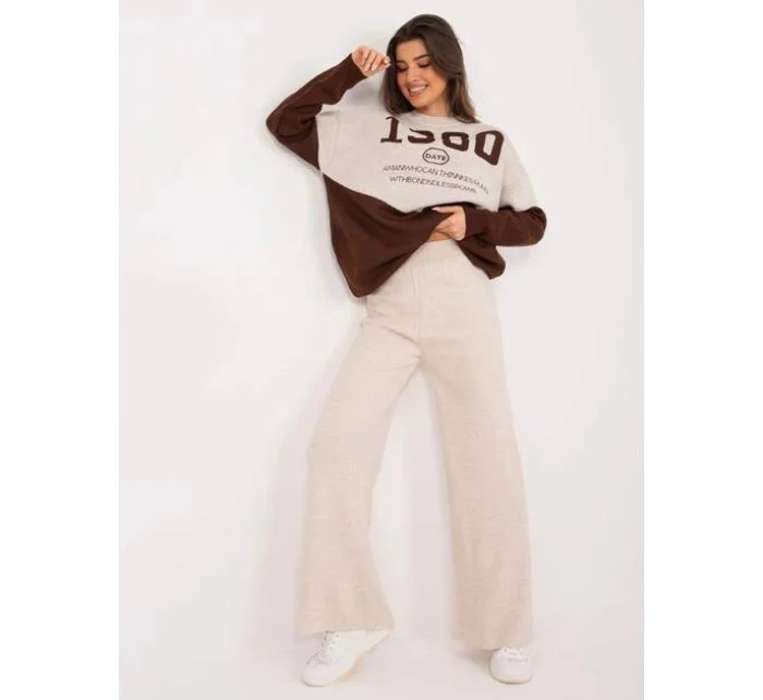 dámský dvoudílný komplet s volným svetrem model 19769932 - Factory Price