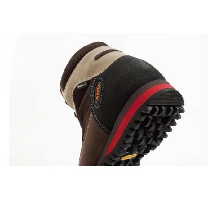 Aku Slope Gore-tex pánská kožená kotníková trekingová sportovní obuv hnědá Aku Slope Gore-tex pánská kožená kotníková trekingová sportovní obuv hnědá