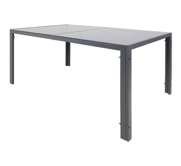 ZAHRADNÍ STŮL 150x90x73 cm tmavě šedý